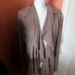 Karen Scott Women's Draped Cardigan - Tan